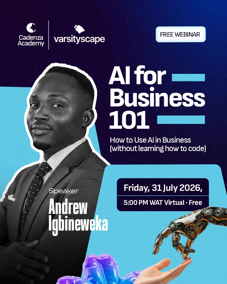 AI for Business 101 webinar with Andrew Igbineweka