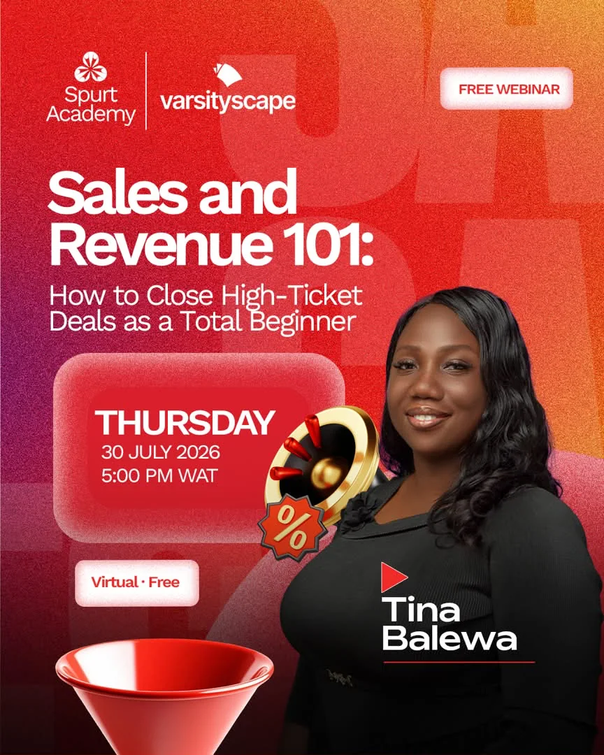 Sales and Revenue 101 webinar with Tina Balewa